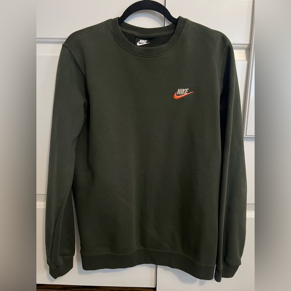 Nike Dark Green Crewneck Sweater Size Medium